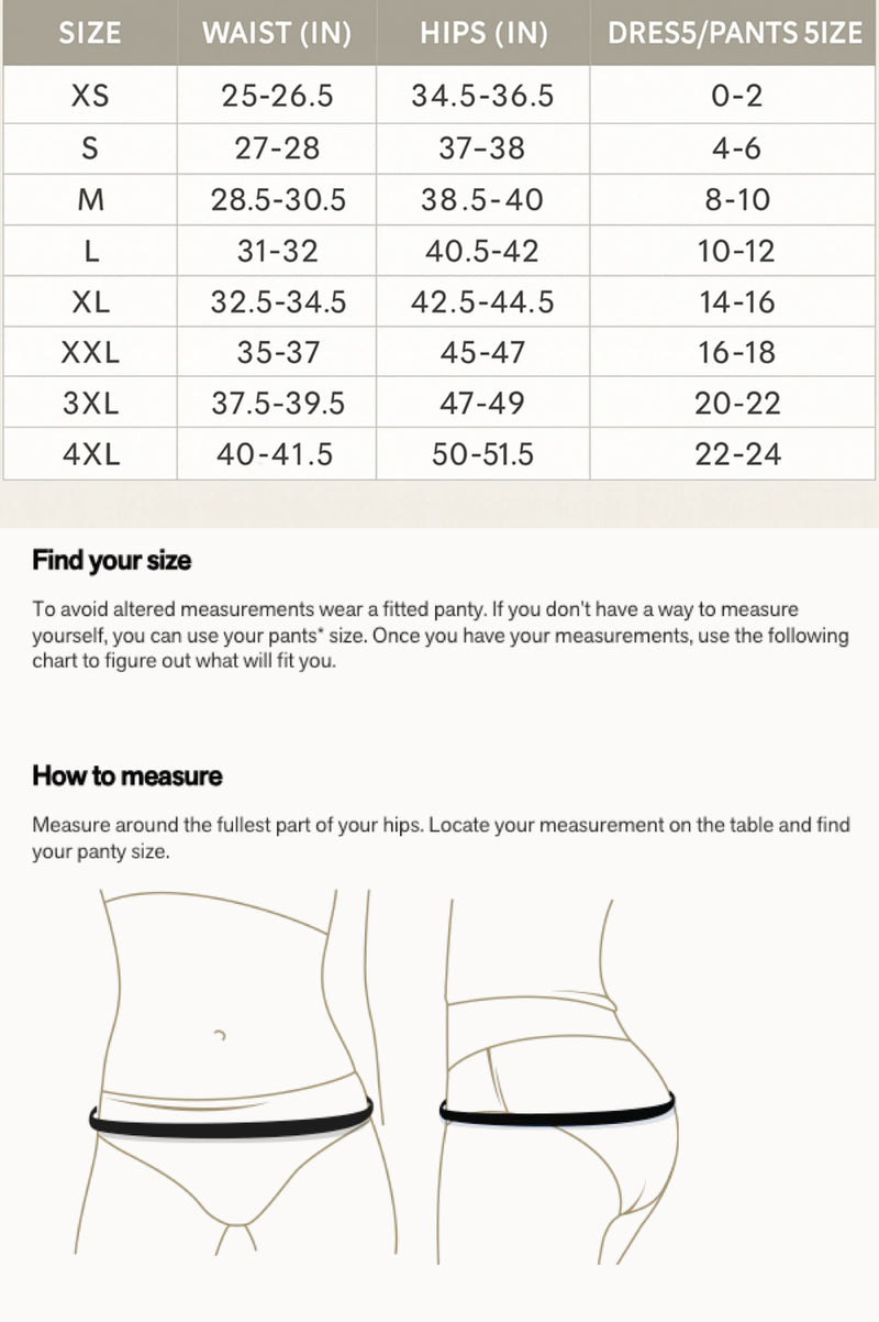 Size guide chart